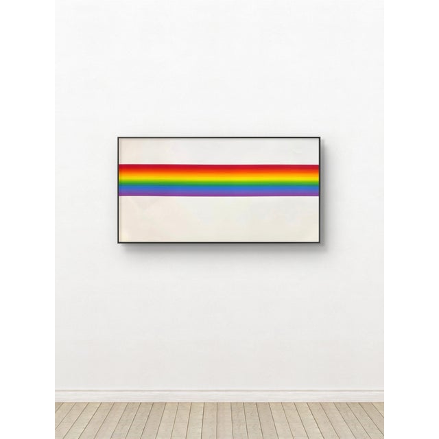 James Norman RAINBOW 1979 Original Serigraph Size 20”X40” signed in pencil