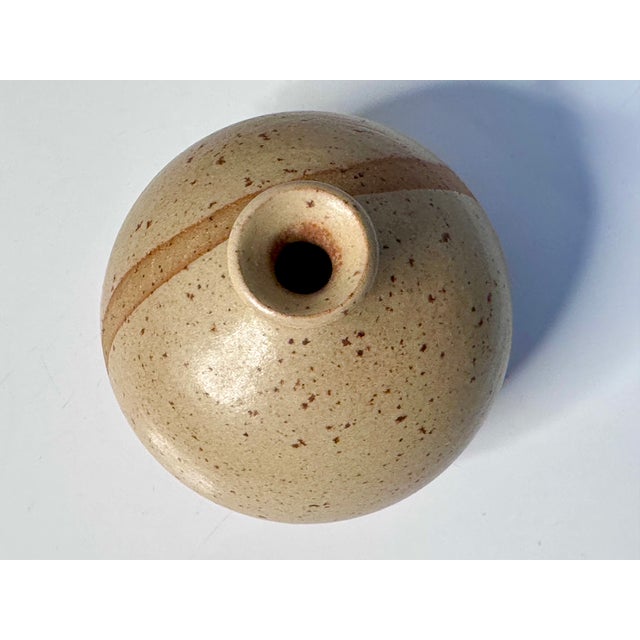 Ceramic Modernist Studio Ceramic Art Vase, Germany, 1960s For Sale - Image 7 of 10