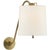 Barbara Barry For Visual Comfort Signature Understudy Sconce In Soft Brass With Linen Shade For Sale