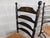 L Hitchcock Harvest Stenciled Black Ladder Back Rush Bottom Dining Chairs - Set of 8 For Sale - Image 14 of 18