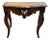 19th Century Walnut Console With Serpentine Marble Top For Sale