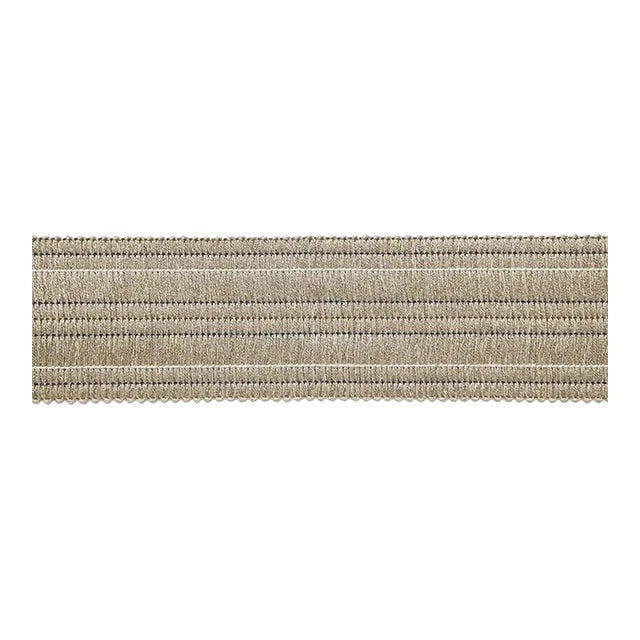 Sample - Schumacher Vincent Linen Braid in Chanterelle For Sale