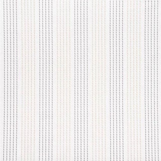 Sample - Schumacher Running Stitch Fabric in Charcoal & Sand For Sale