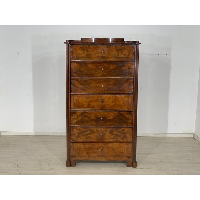 Biedermeier German Cabinet, 1880s For Sale - Image 5 of 10