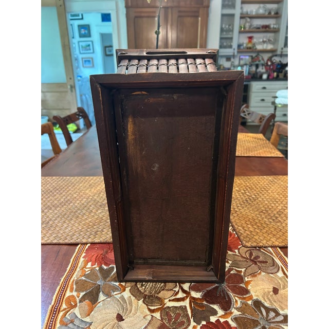 1960s Vintage Split Reed Tall Storage Rack For Sale - Image 5 of 5