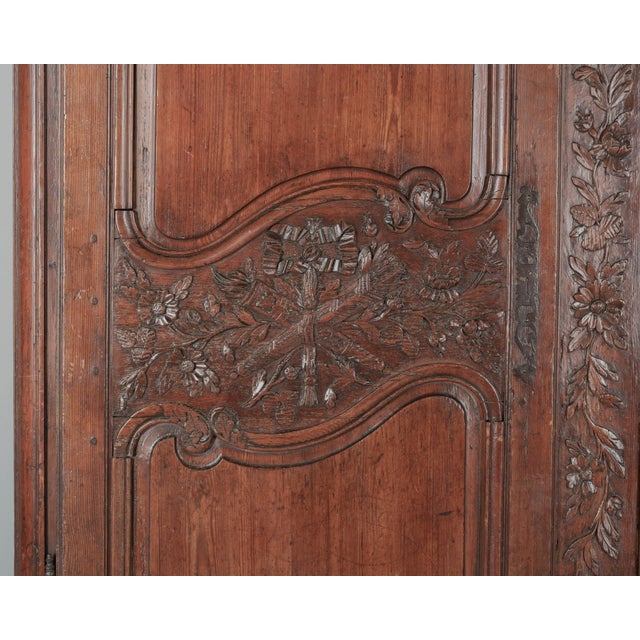 19th Century Louis XV Normandy Armoire For Sale - Image 11 of 12