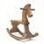 This beautifully aged wooden rocking horse showcases classic folk art craftsmanship. With its rustic charm and sturdy...