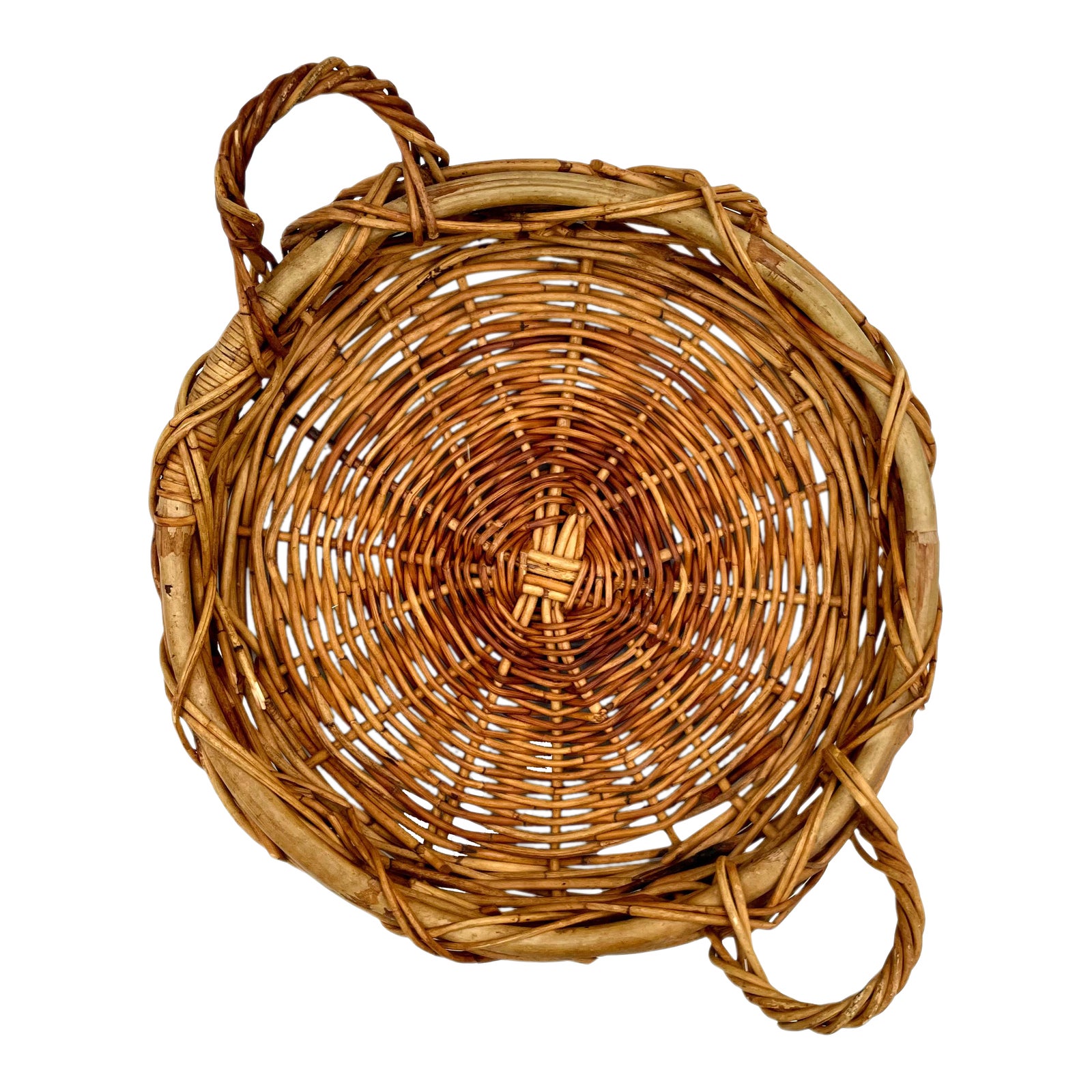 Large Antique French Bread Basket Chairish