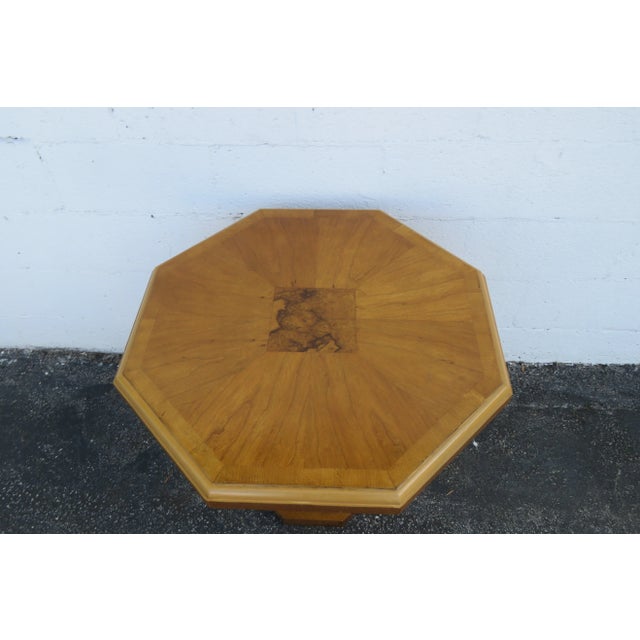 Weiman Weiman Mid Century Modern Octagon Pair of Side End Tables For Sale - Image 4 of 13