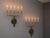 Tommi Parzinger for Dorlyn Silversmiths, Mid-Century Modern, Candleholder Sconces, Polished Brass, USA c. 1955 Pair of...