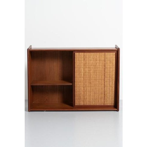 Danish Wall Cabinet in Teak For Sale - Image 3 of 11