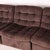Brown Fabric Modular Sofa, 1980s, Set of 3 For Sale - Image 6 of 16