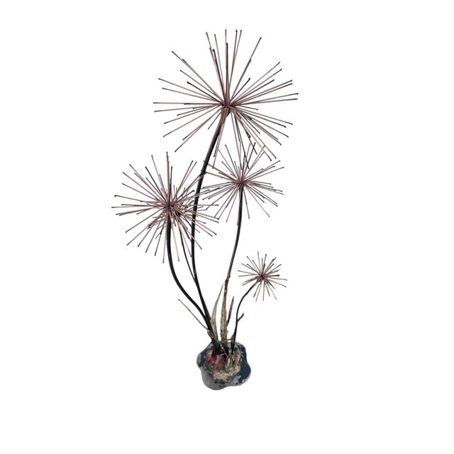 Mid 20th Century Silas Seandel Signed Starburst Floor Sculpture For Sale - Image 16 of 18