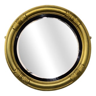 Regency Round Gilt Mirror, 1810 For Sale