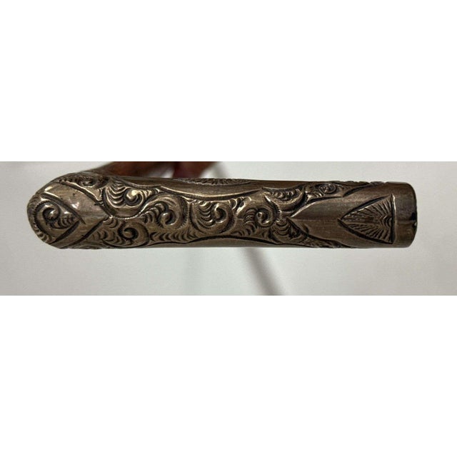Antique Sterling Silver Handle, Cane For Sale In Denver - Image 6 of 7