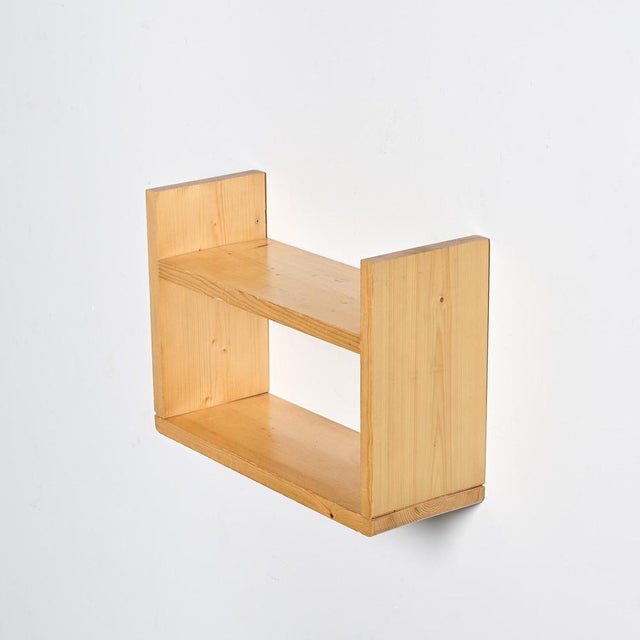 Pine Shelf from Les Arcs, France, 1975 For Sale - Image 10 of 10