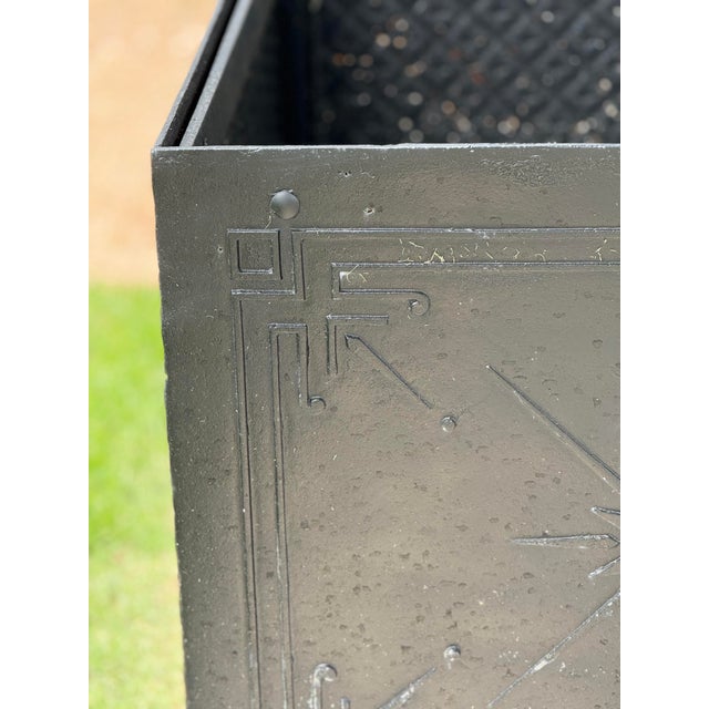 Antique Glasgow Scotland Cast Iron Foundry Planter Circa 1860 For Sale - Image 9 of 12