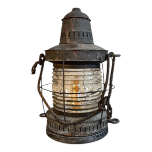 19th Century American Ship's Lantern by Frank Morrison Company