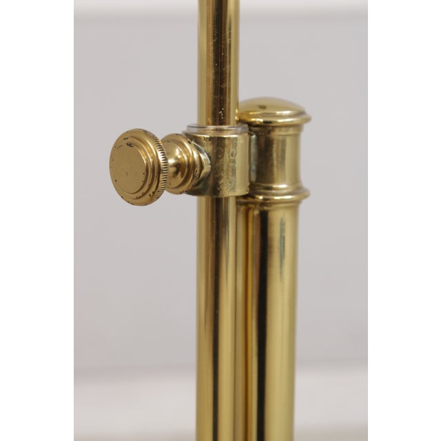 1980s Mid Century Modern Adjustable Brass Floor Lamp For Sale - Image 13 of 16