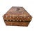 Early 19th Century Early 19th Century Embossed Leather Traveling Desk Box With Mother of Pearl Studs For Sale - Image 5 of 6