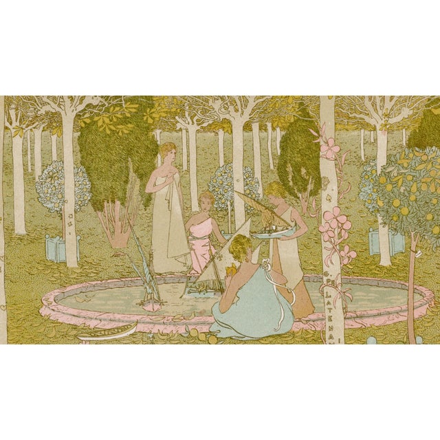 Gaston de Latenay, Le Parc, 1897, Lithograph on Paper For Sale - Image 3 of 10