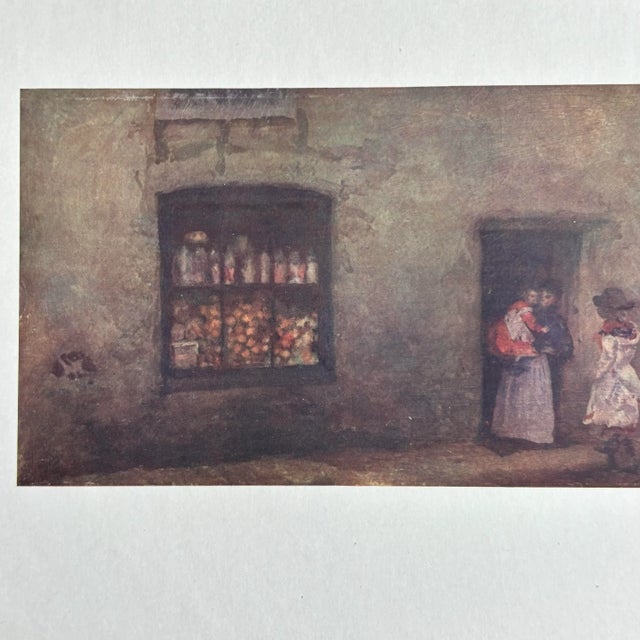 James McNeill Whistler, an Orange Note, a Sweet Shop 1904 Antique Photogravure, Early Impressionism For Sale - Image 9 of 12