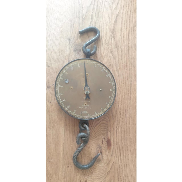 Black Vintage Industrial No.20t Trade Spring Balance Scale from Salter, 1890s For Sale - Image 8 of 10