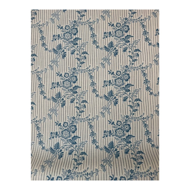 Alice Sergeant Douma Linen Fabric 2 6/8 Yards For Sale