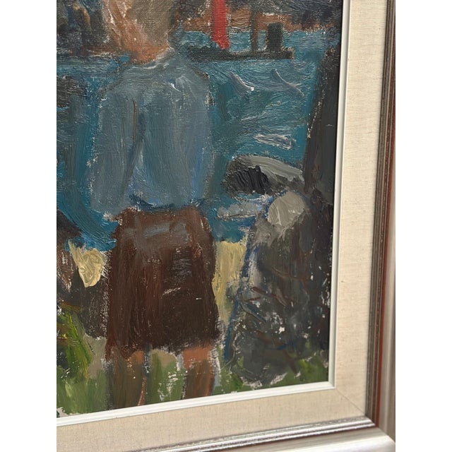 Svan Grandin, Figure, 1960s, Oil Painting on Canvas, Framed For Sale - Image 15 of 18