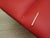 Wood Danish Red Eco Leather Bench, 1990s For Sale - Image 7 of 9