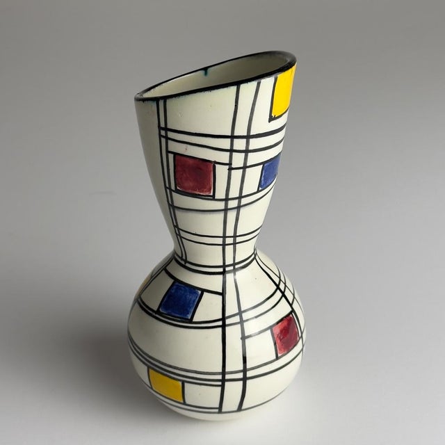 Small Mid-Century Ceramic Vase, Italy, 1970s For Sale - Image 12 of 15