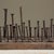 Brutalist Antique Untitled Found Art Brutalist Nail Assemblage (Outsider Art) For Sale - Image 3 of 10