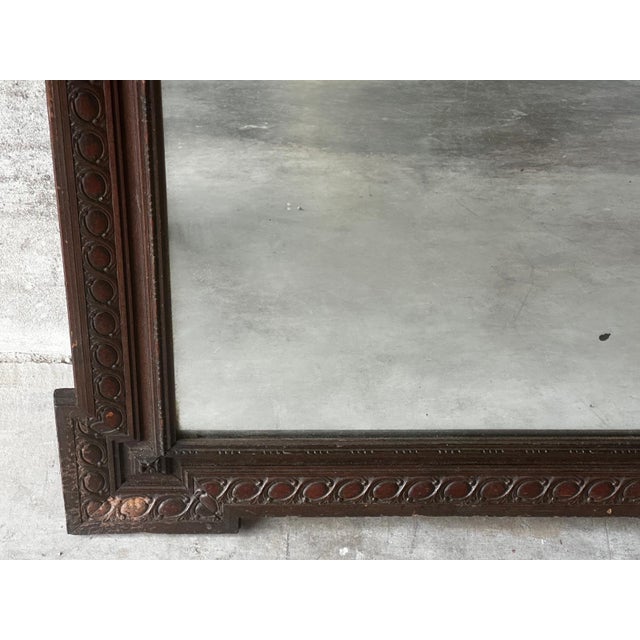 Antique Neo-Renaissance Carved Wooden Mirror, 1890s For Sale - Image 13 of 18