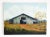 Barn Landscape Oil on Canvas For Sale - Image 4 of 4