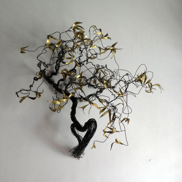 Brass Wall Sculpture by Daniel D'Haeseleer, 1970s For Sale - Image 9 of 12