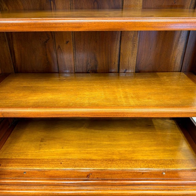 English Bookcase with Glass Doors For Sale - Image 15 of 18