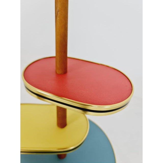 Wood Vintage German Plant Stand, 1950s For Sale - Image 7 of 11