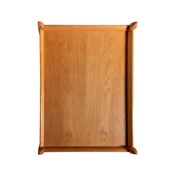 Brown Scandinavian Rectangular Oak Trolley, 1960s For Sale - Image 8 of 9