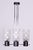 Metal Mid-Century Chandelier in Chromed Steel and Glass by Drukov, Czech, 1970s For Sale - Image 7 of 11