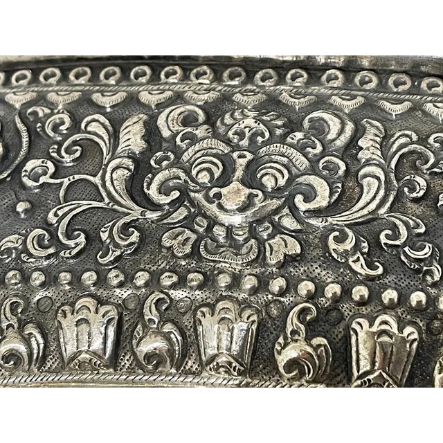Indonesian Yogya, Djokja Bread Basket with Human and Animal Figures, 1890s For Sale - Image 6 of 9