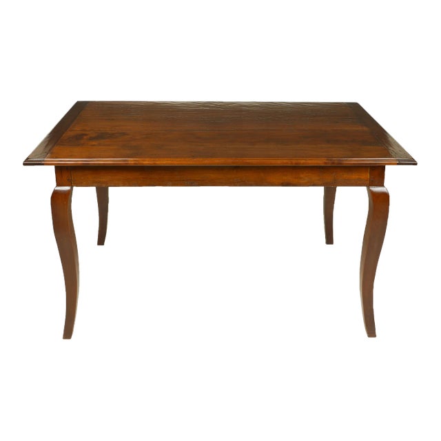 French Louis XV Style Cherry Farm Table For Sale