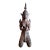 Early 20th Century Thai Bronze Thepphanom Devata Statue – Kneeling Celestial Guardian, 9” For Sale