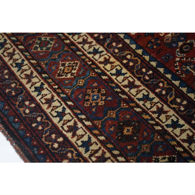 Vintage Afshar Rug 4'0'' X 7'0'' For Sale - Image 4 of 11