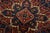 Red Heriz Rug 7’8” X 10’6” Red Wool Vintage Tribal Hand-Knotted Oriental Carpet For Sale - Image 8 of 15