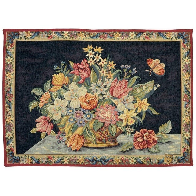 This beautiful tapestry is woven on a jacquard loom by skilled weavers, keeping alive the centuries old tradition of...