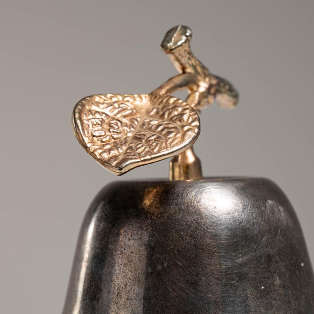 Traditional 1970s Belgium Silver Pear-Shaped Ice Bucket For Sale - Image 3 of 15