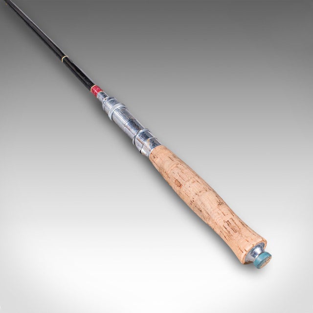 Brown Vintage Cased Fishing Rod Set, Japanese, Cased, 8ft, 6ft, Mid Century, Pigeon For Sale - Image 8 of 12