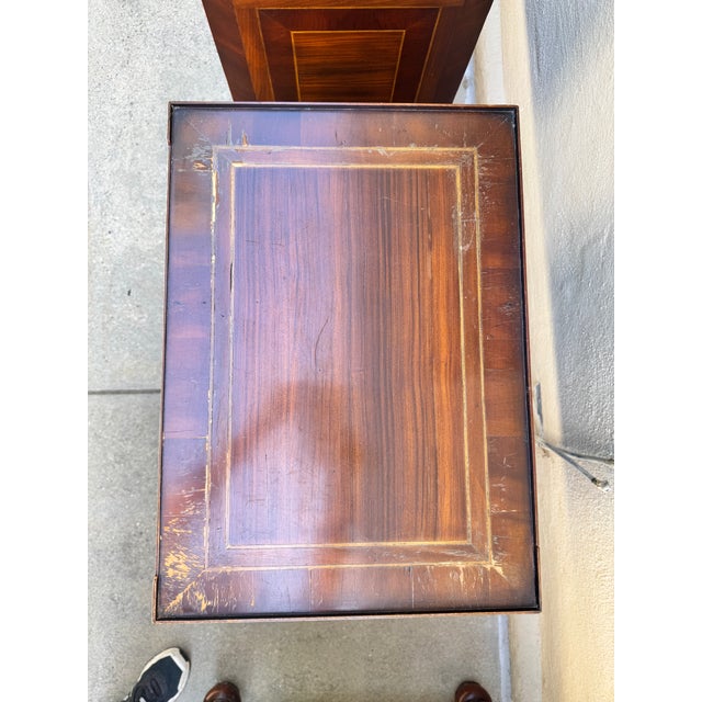 1990s Pair of Ebanista Wood Nightstand Sidetables For Sale - Image 11 of 17