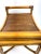 Brown Vintage Mid Century Rattan Bench With Bentwood Frame and Woven Seat For Sale - Image 8 of 12