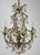 Gold-Plated Metal & Murano Glass Drop Chandelier, 1930s, in Very Good conditions. Designed 1920 to 1949 I have official...